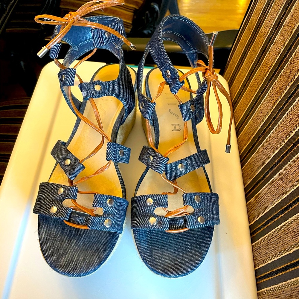 Sandals size 7.5 denim